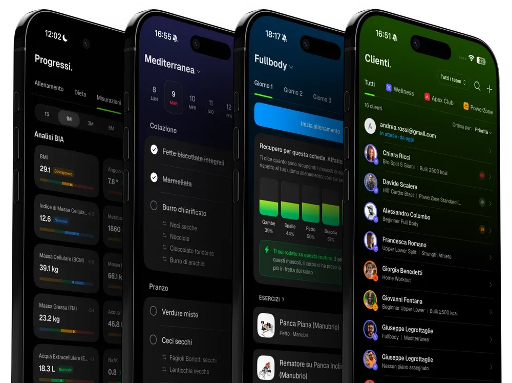 L'app Fitask per l'iscritto